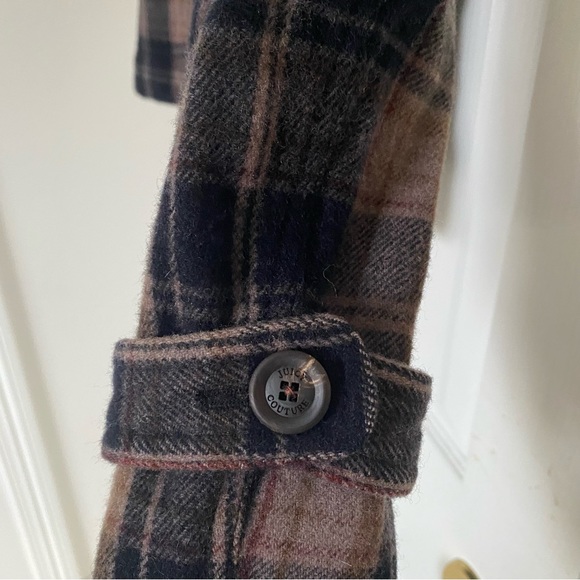 Rare juicy couture y2k plaid wool jacket - Picture 7 of 10